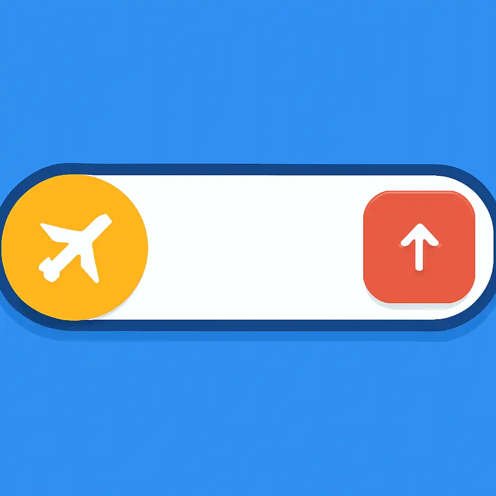 Close-up of button or form field for aviator predictor
